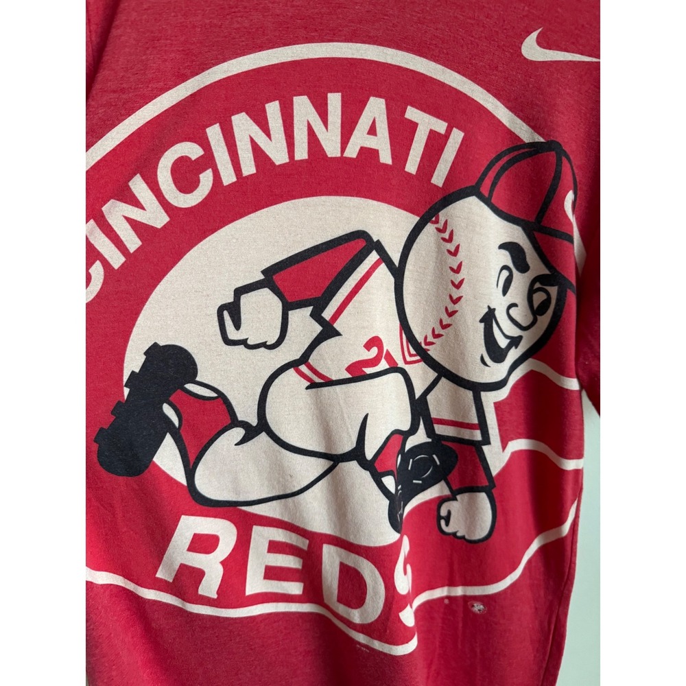 Nike Cincinnati Reds Mr. Redlegs Graphic T-Shirt Red MLB Tee 2013 Size M - Picture 3 of 6